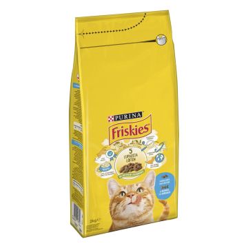 PURINA FRISKIES KISSAN TÄYSRAVINTO ADULT LOHI-KASVIS 2 KG