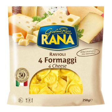 RANA RAVIOLI 4-JUUSTOA TUOREPASTA 250 G