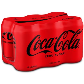COCA-COLA ZERO 0,33 TLK 6-PACK