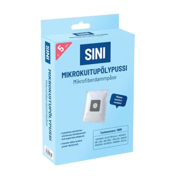SINI 1685 MIKROKUITUPÖLYPUSSI 5 KPL + SUODATIN