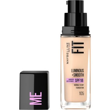 MAYBELLINE FIT ME LUMINOUS + SMOOTH MEIKKIVOIDE 105 NATURAL IVO