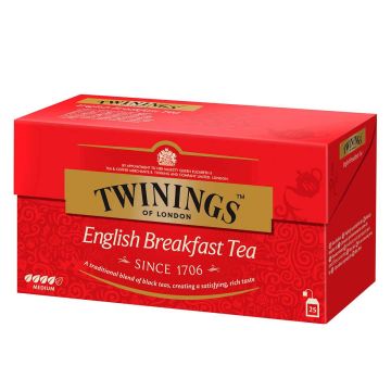 TWININGS ENGLISH BREAKFAST TEE 25PS 50 G