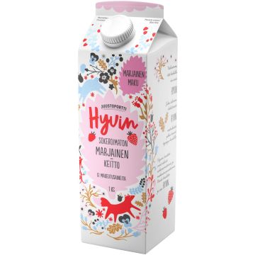 JUUSTOPORTTI HYVIN SOKEROIMATON MARJAINEN KEITTO 1L