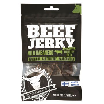 KUIVALIHAKUNDI BEEF JERKY MILD HABANERO 50 G