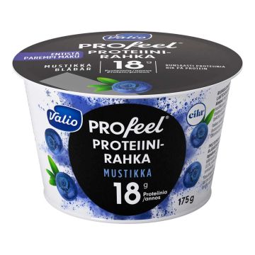 VALIO PROFEEL PROTEIINIRAHKA MUSTIKKA LAKTON 175 G