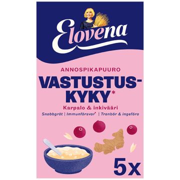 ELOVENA VASTUSTUSKYKY KARPALO - INKIVÄÄRI ANNOSPIKAPUURO 175 G