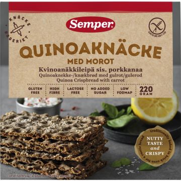 SEMPER KVINOANÄKKILEIPÄ GTON 220 G