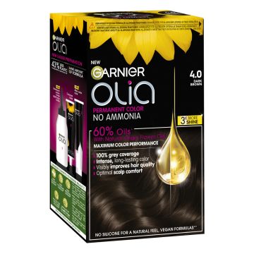 GARNIER OLIA 4.0 DARK BROWN KESTOVÄRI