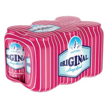 ORIGINAL LONG DRINK 5,5% CRANBERRY 0,33 TLK 6-PACK 1,98 L