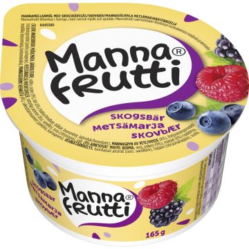 MANNAFRUTTI METSÄMARJA 165 G