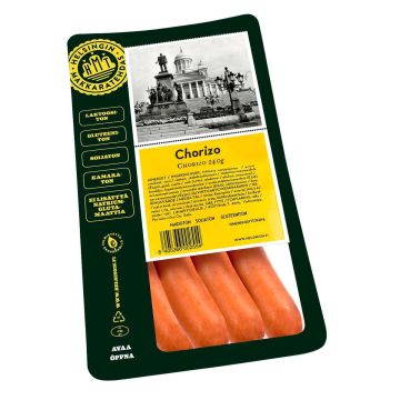 HELSINGIN MAKKARATEHDAS CHORIZO 240 G