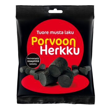 PORVOON HERKKU TUORE MUSTA LAKU 230 G