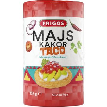 FRIGGS MAISSIKAKKU TACO GLUTEENITON 125 G