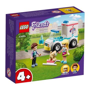 LEGO FRIENDS 41694 ELÄINSAIRAALAN AMBULANSSI