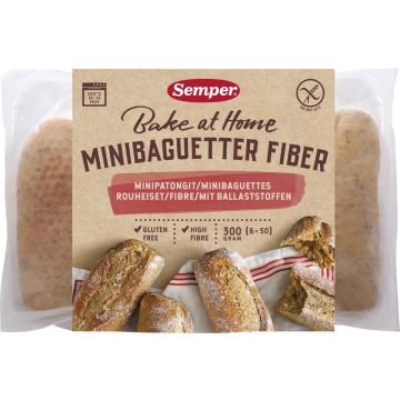 SEMPER ROUHEISET MINIPATONGIT 6X50G GLUTEENITON 300 G