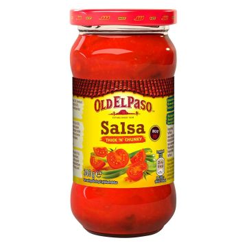 OLD EL PASO THICK'N' CHUNKY SALSA HOT 340 G