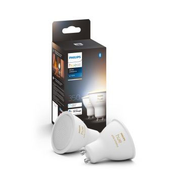 PHILIPS HUE WHITE AMBIANCE ÄLYLAMPPU 4.3W GU10 2KPL 250L 2200-