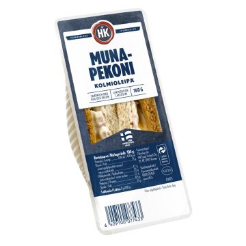 HK KOLMIOLEIPÄ MUNA-PEKONI 160 G