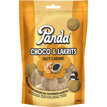 PANDA CHOCO&LAKRITS SALTY CARAMEL 120 G
