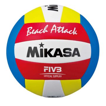 MIKASA BEACH ATTACK RANTALENTOPALLO PUNAINEN-KELTAINEN-