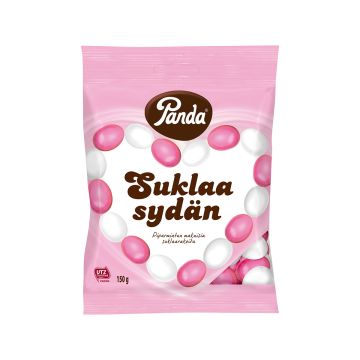 PANDA SUKLAASYDÄN PIPARMINTUN MAKUISIA SUKLAARAKEITA 150 G