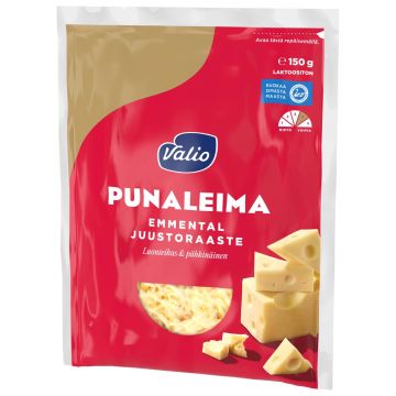 VALIO EMMENTAL JUUSTORAASTE PUNALEIMA 150 G