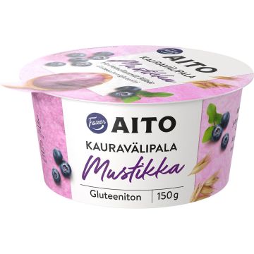 FAZER AITO KAURAVÄLIPALA MUSTIKKA GTON 150 G