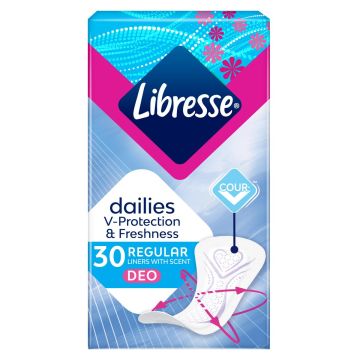 LIBRESSE DEO FRESH NORMAL PIKKUHOUSUNSUOJA 30 KPL