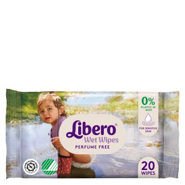 LIBERO PUHDISTUSPYYHE TRAVEL PACK 20 KPL