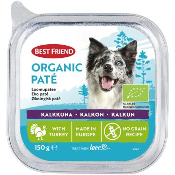BEST FRIEND LUOMU KALKKUNAPATEE KOIRALLE 150 G