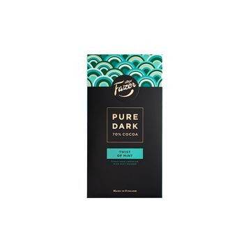 FAZER PURE DARK 70% TWIST OF MINT TUMMA SUKLAA 95 G