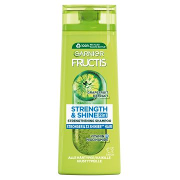 GARNIER FRUCTIS STRENGTH & SHINE 2IN1 SHAMPOO NORMAALEILLE HIUK 400