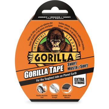 GORILLA TAPE BLACK TEIPPI MUSTA 11 M