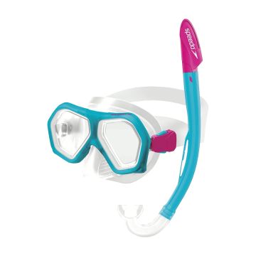 SPEEDO LEISURE SNORKKELISETTI JR AQUA SPLASH/ULTRA PINK