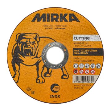MIRKA KATKAISULAIKKA METALLI 125X1,6X22,2MM