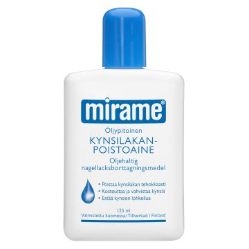 MIRAME ÖLJYPITOINEN KYNSILAKANPOISTOAINE 125 ML