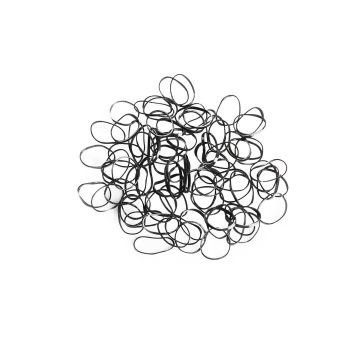 CAILAP SILIKONIHIUSLENKKI MUSTA 60 KPL 60 KPL