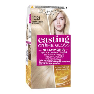 LOREAL CASTING CRÉME GLOSS 1021 LIGHT PEARL BLONDE ERITTÄIN KIR