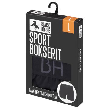 BLACK HORSE M. SPORT BOKSERIT S ,I067 MUSTA