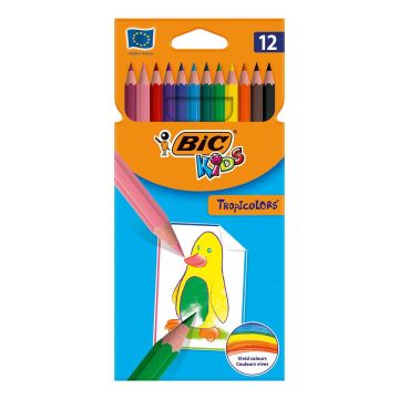 BIC KIDS TROPICOLORS VÄRIKYNÄ 12KPL