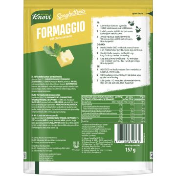 KNORR SPAGHETTERIA FORMAGGIO 157 G
