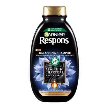 GARNIER RESPONS MAGNETIC CHARCOAL SHAMPOO RASVAISELLE TYVELLE J 250 M