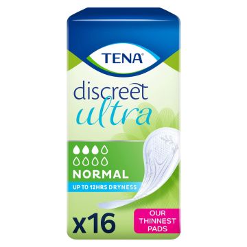 TENA DISCREET ULTRA SIDE NORMAL 16 16 KPL