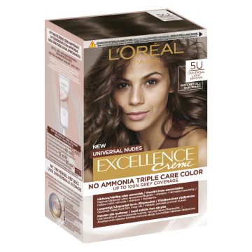 LOREAL EXCELLENCE CREME 5U UNIVERSAL LIGHT BROWN KESTOVÄRI ILM