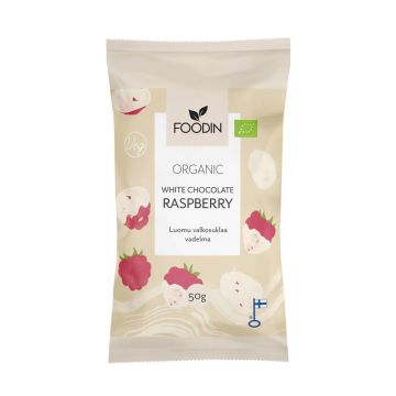 FOODIN VALKOSUKLAAVADELMA LUOMU 50 G