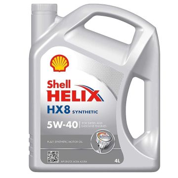 SHELL HELIX HX8 SYNTHETIC 5W-40 MOOTTORIÖLJY 4 L