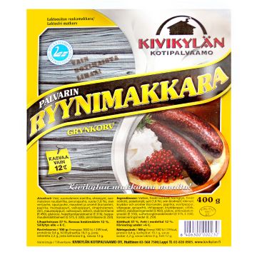 KIVIKYLÄN PALVARIN RYYNIMAKKARA 400 G