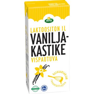ARLA VANILJAKASTIKE LAKTON 1L UHT