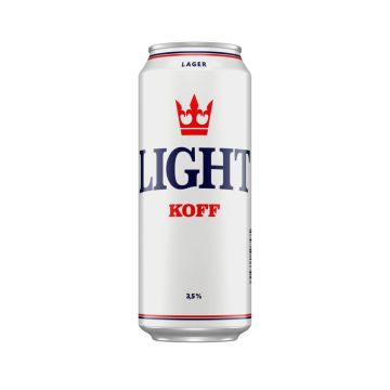 KOFF LIGHT LAGER 3,5% TLK 500 ML