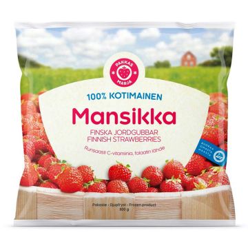 PAKKASMARJA MANSIKKA SUOMI 500 G